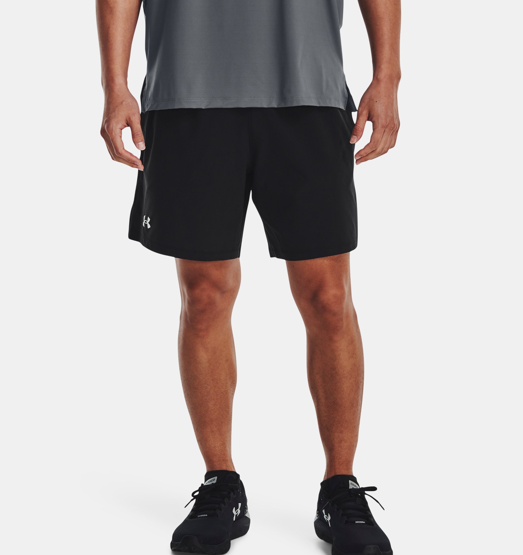 0088 Under Armour Men's Athletic Basketball Gym No Pocket Shorts FREE SHIPPING 